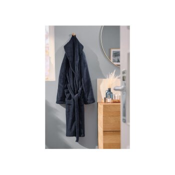 LIVARNO® Damen/Herren Bademantel (Blau, XL) - B-Ware neuwertig
