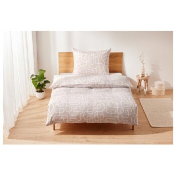 LIVARNO Home Bettwäsche aus Mikrofaser-Satin, 140 x...