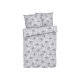 LIVARNO home Bettwäsche, aus Edel-Renforcé, 200 x 220 cm, Blumen/weiß/grau - B-Ware neuwertig