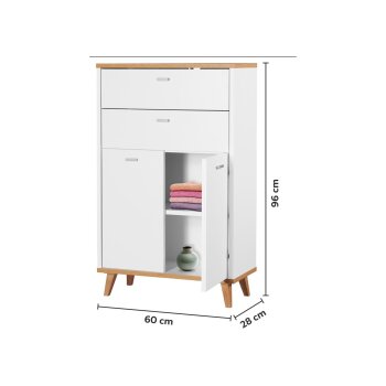 LIVARNO® Bad-Seitenschrank »Corfu« - B-Ware Transportschaden