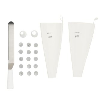 SILVERCREST® Gebäckpresse / Spritzbeutel-Set (Spritzbeutel) - B-Ware neuwertig