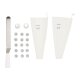 SILVERCREST® Gebäckpresse / Spritzbeutel-Set (Spritzbeutel) - B-Ware neuwertig