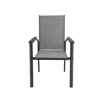 LIVARNO® Alu-Stapelsessel »Houston« hellgrau-meliert - B-Ware sehr gut