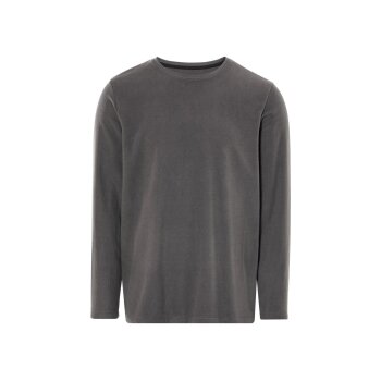 LIVERGY® Herren Fleece Pyjama (Grau, XL (56/58)) - B-Ware neuwertig