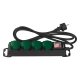 PARKSIDE® Steckdosenleiste, IP44, 4 Stecker, schwarz - B-Ware neuwertig