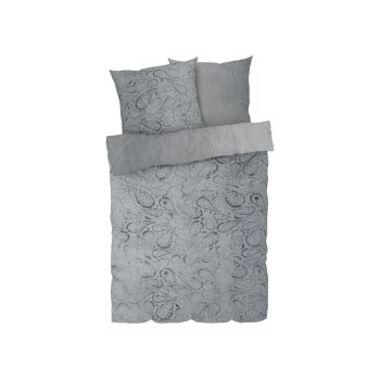 LIVARNO home Plüsch Bettwäsche, 160 x 200 cm,...