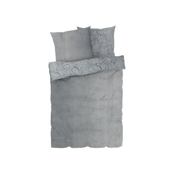 LIVARNO home Plüsch Bettwäsche, 160 x 200 cm,...