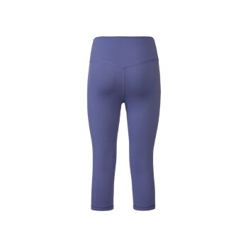CRIVIT Damen Funktionscapri, mit integrierter Schlüsseltasche im Bund (Lila, XS (32/34)) - B-Ware neuwertig
