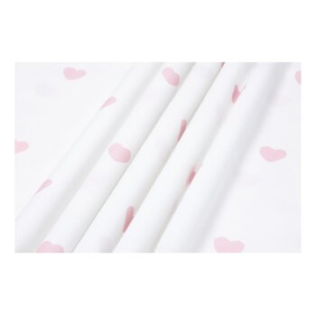 LIVARNO® Edel-Renforcé-Bettwäsche, 135 x 200 cm (Weiß/Rosa) - B-Ware neuwertig