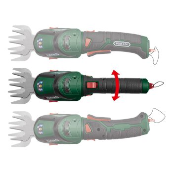 PARKSIDE® 4 V Akku-Gras- und Strauchschere »PGSA 4 C4«, mit Ladegerät - B-Ware sehr gut