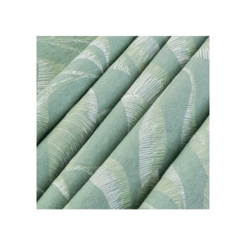 LIVARNO home Feinbiber-Wendebettwäsche, 200 x 220 cm (grün) - B-Ware neuwertig