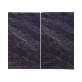 SILVERCREST® Glas-Herdabdeckplatten, 2 Stück - B-Ware