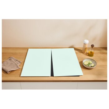 SILVERCREST® Glas-Herdabdeckplatten, 2 Stück -...