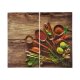 SILVERCREST® Glas-Herdabdeckplatten, 2 Stück - B-Ware