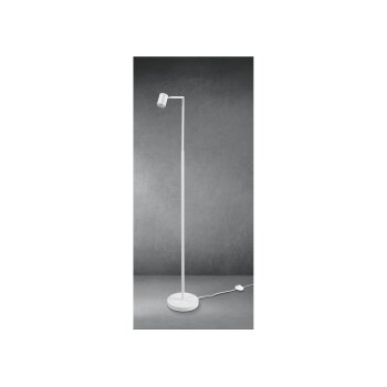 LIVARNO home LED-Stehleuchte, mit neig- und schwenkbarem Kopf (Weiß) - B-Ware sehr gut