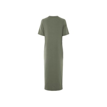 esmara® Damen Kleid, mit Seitenschlitzen (Olive, M (40/42)) - B-Ware neuwertig