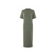 esmara® Damen Kleid, mit Seitenschlitzen (Olive, M (40/42)) - B-Ware neuwertig