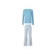 esmara® Damen Pyjama (Hellblau, S (36/38)) - B-Ware neuwertig