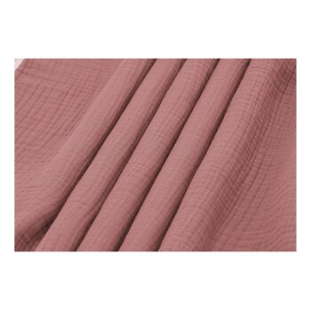 LIVARNO® home Bettwäsche, aus Musselin, 140 x 200 cm, hellrosa - B-Ware neuwertig