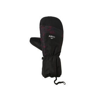 CRIVIT Herren Skihandschuhe mit Sicherheitsschlaufe (schwarz/Fausthandschuh, 9) - B-Ware neuwertig