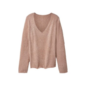esmara® Damen Strickpullover (Beige, M(40/42)) - B-Ware neuwertig