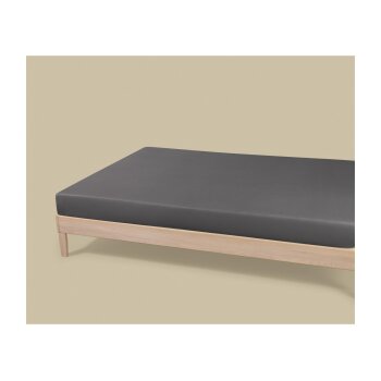 LIVARNO® Jersey-Spannbettlaken, 140-160 x 200 cm (Grau) - B-Ware neuwertig
