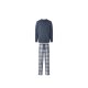 esmara Men Herren Pyjama (Blau/Weiß, S (44/46)) - B-Ware neuwertig