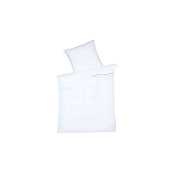 LIVARNO home Perkal-Hotelbettwäsche, 155 x 220 cm -...