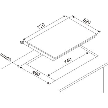 respekta Glaskeramikkochfeld KM7700-28 - B-Ware Transportschaden Kosmetisch