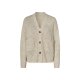 esmara® Damen-Cardigan, leger geschnitten, S, beige - B-Ware neuwertig