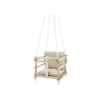 lupilu® Baby Holzschaukel, weiß - B-Ware sehr gut