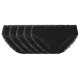 esmara® Damen Gerippte Slips mit Spitze, 5 Stück (Schwarz, XS(32/34)) - B-Ware sehr gut