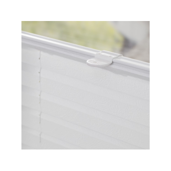 Lichtblick Plissee »Haftfix«, mit Kraft-Haft-Saugnäpfen, blickdicht, lichtdurchlässig, Weiß, 60 cm - B-Ware neuwertig