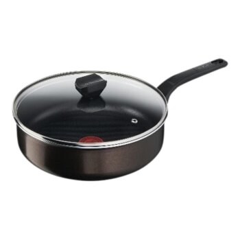 Tefal Light Cook Schmorpfanne 24 cm, Deckel, Leichte...