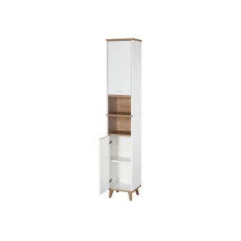 LIVARNO® Bad-Hochschrank Corfu, weiß - B-Ware Transportschaden