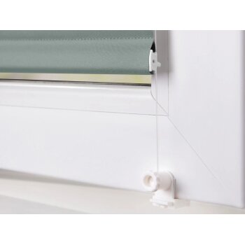 Lichtblick Rollo Klemmfix, ohne Bohren, verspannt, Verdunkelung, ab 45 x 150 cm (Salbei, 70 x 150 cm) - B-Ware sehr gut