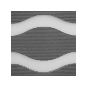 Lichtblick Duo Rollo Welle Klemmfix, ohne Bohren, ab 45 x 150 cm (Anthrazit, 60x150 cm) - B-Ware neuwertig