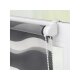 Lichtblick Duo Rollo Welle Klemmfix, ohne Bohren, ab 45 x 150 cm (Anthrazit, 60x150 cm) - B-Ware neuwertig