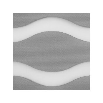 Lichtblick Duo Rollo Welle Klemmfix, ohne Bohren, ab 45 x 150 cm (Grau, 90x220 cm) - B-Ware neuwertig