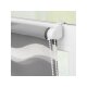 Lichtblick Duo Rollo Welle Klemmfix, ohne Bohren, ab 45 x 150 cm (Grau, 90x220 cm) - B-Ware neuwertig
