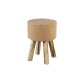 LIVARNO home Fellhocker, aus Kunstfell (Teddy-Optik) - B-Ware neuwertig