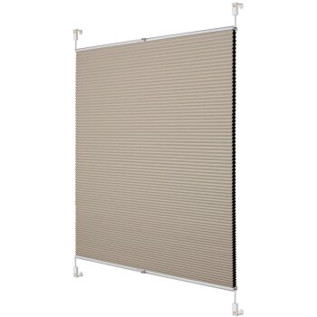 Lichtblick Thermo-Wabenplissee, ohne Bohren, 80 x 210 cm,...