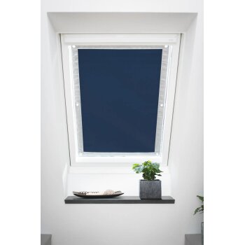 Lichtblick Dachfenster-Sonnenschutz, 94 x 113,5 cm, blau - B-Ware neuwertig