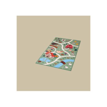 LIVARNO® Kinder Spielteppich, 75 x 133 cm (farm) - B-Ware sehr gut