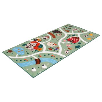 LIVARNO® Kinder Spielteppich, 75 x 133 cm (farm) - B-Ware sehr gut