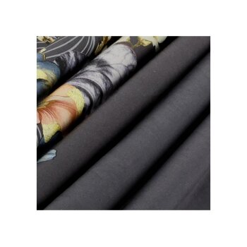 LIVARNO home Bettwäsche, aus Satin, 140 x 200 cm, dunkelblau - B-Ware neuwertig