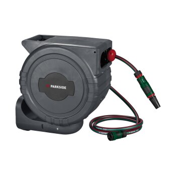 PARKSIDE® Wand-Schlauchaufroller, 25 m, anthrazit - B-Ware sehr gut