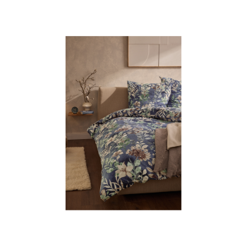LIVARNO home Bettwäsche, aus Mikrofaser-Satin, 240 x 220 cm, Laub - B-Ware sehr gut