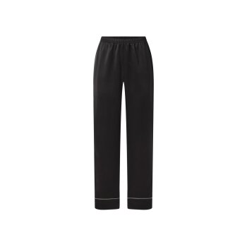 esmara® Damen Satin-Pyjama (Schwarz, S (36/38)) - B-Ware neuwertig