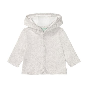 lupilu® Baby Sweatjacke, 2 Stück, aus reiner Bio-Baumwolle (marine/hellgrau, 74/80) - B-Ware neuwertig